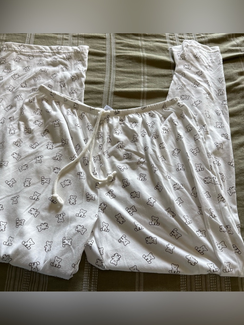 Teddy bear lounge pants Never